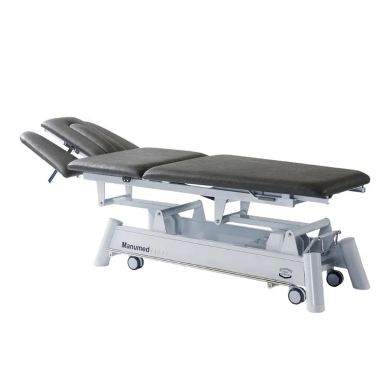 Table hydraulique MANUMED Optimale 5 plans avec appui-bras réglable - Avec ou sans cyphose