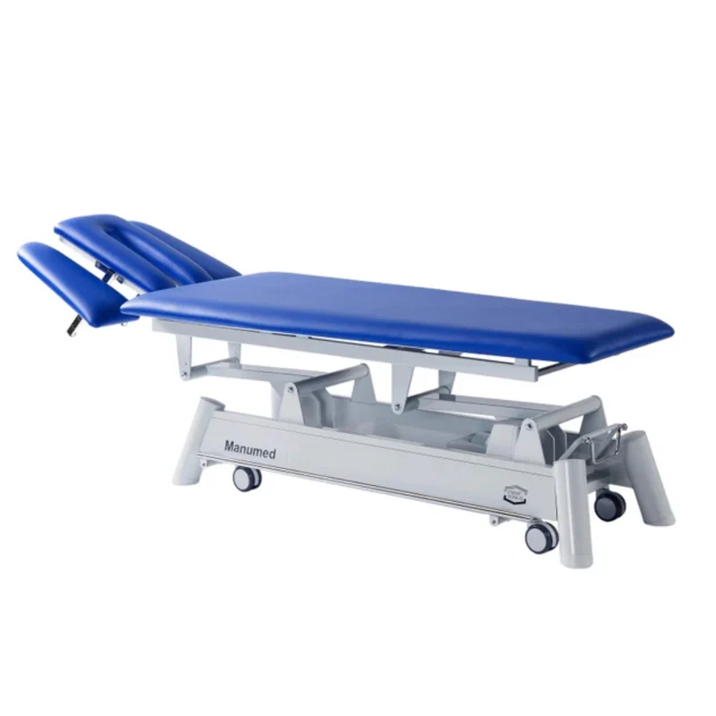 Table hydraulique MANUMED Optimale 2 plans - Petite Têtière avec appui-bras réglable