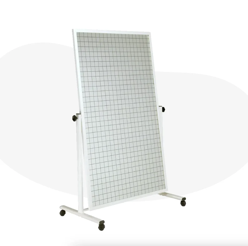 Miroir basculant et transportable - avec ou sans quadrillage